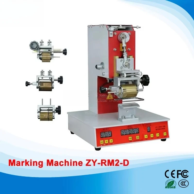 Rolling Ribbon Printer Electric Hot Thermal Printing Machine Number Turning Printer Expiration Code Printer Date Number ZY-RM2-D