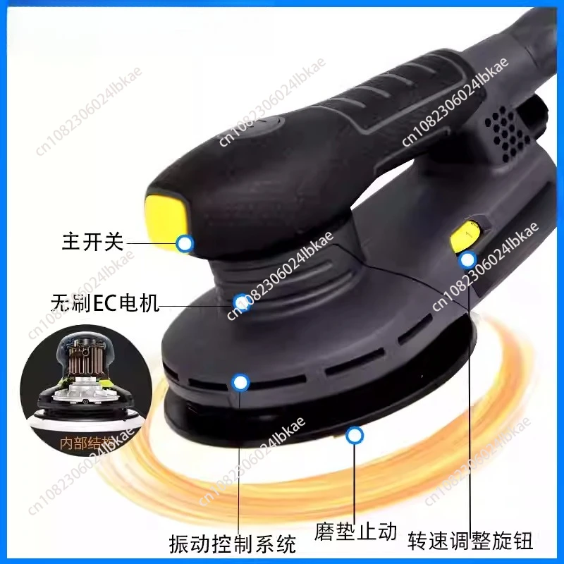 70x400mm Central Vacuum Flat Sanding Machine Longbase Long Bed Electric Long Board Orbital Sander 500W with Carbon Brush OEM,ODM