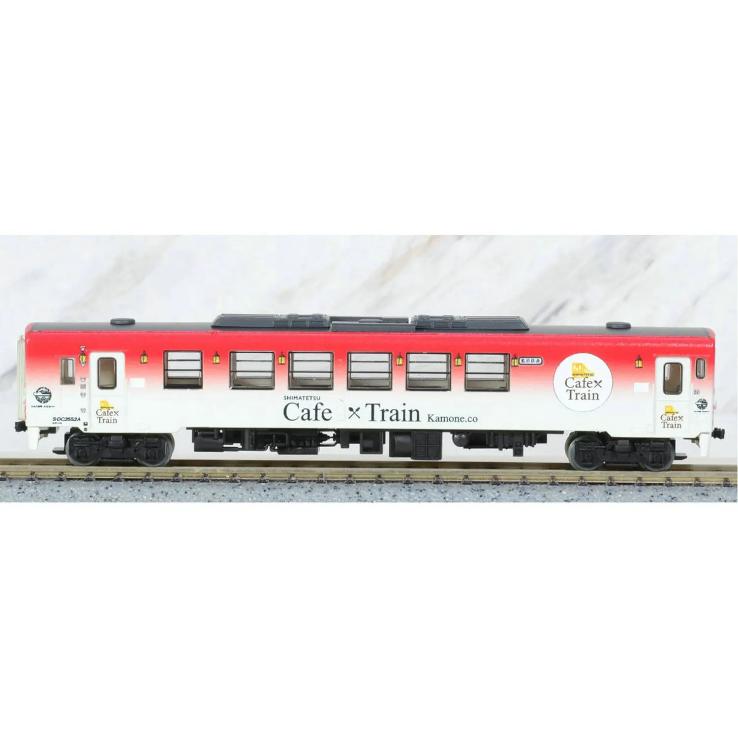 Tren de juguete tipo N 1/160, modelo WT3000 disponible en versiones azules y rojas, modelo de tren sin motor, regalo para niños