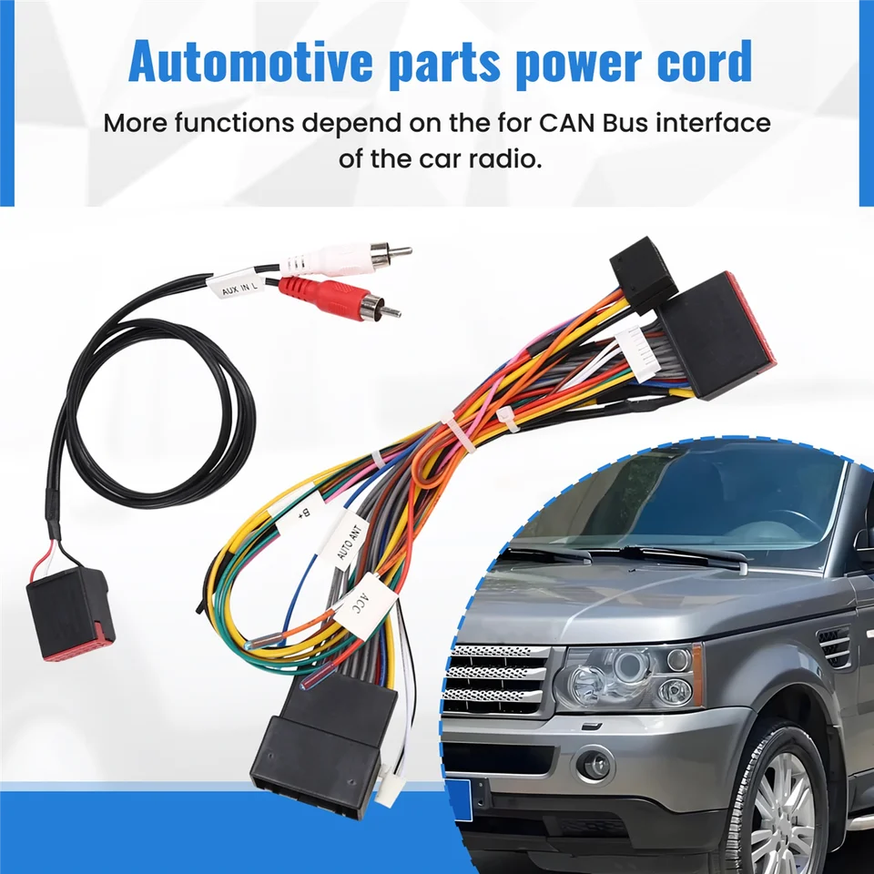 160W Android Car Radio Cable CANBus Adapter for Land Rover
