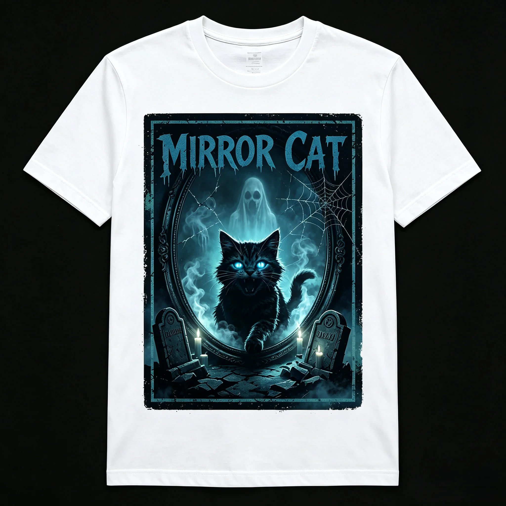 Black Tin Candle - T-shirt Oversize Unisex Uomo Donna con