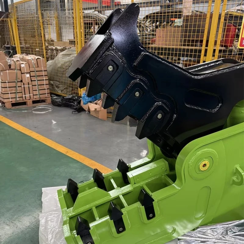 الطاحن الهيدروليكي للحفارة مع أسنان قابلة للاستبدال لتهديد الصخور والخرسانة