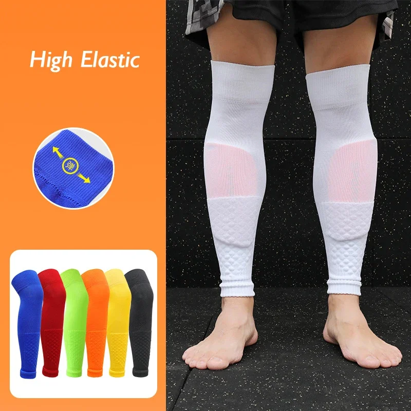 1 Pair Over-Knee Football Legwarmers Running Basketball Soccer Calves Stockings Cycling Sport Leg Sleeve Long Tube Fitness Socks