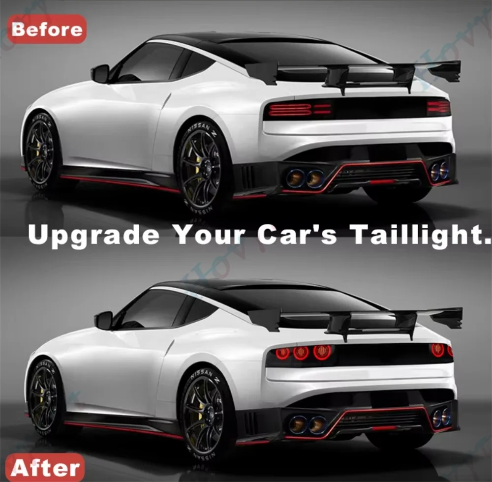 Pair Full LED Taillights For NISSAN Z Nismo 400Z RZ34 Coupe 2022