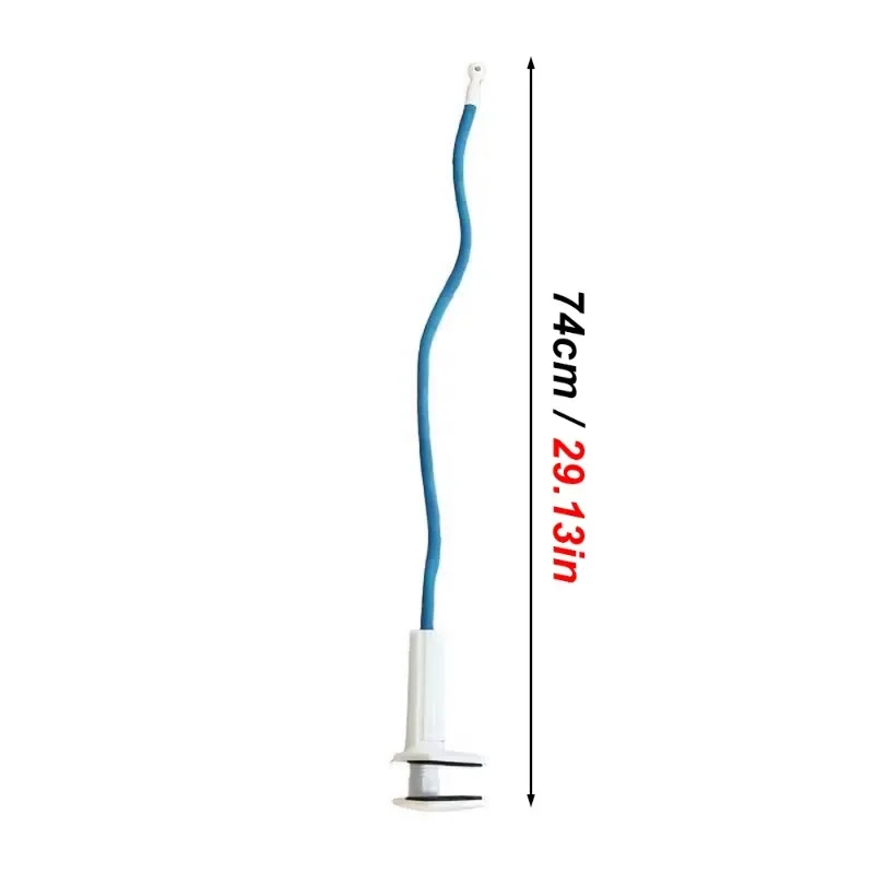 1 Set Flexibler Vogelsitzstangen-Clip-On-Tischständer für Papageien, Wellensittiche, Nymphensittiche – Biegbares Seil-Trainings- und Spielgestell mit rutschfesten Zubehörteilen – Detail 2