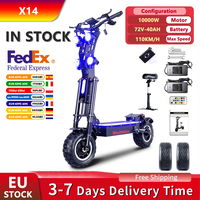 10000W Off-road Electric Scooter Dual Motors 14 Inch Off-Road Tyres 72V-40AH Panasonic Battery Speed 120KM/H elektro scooter