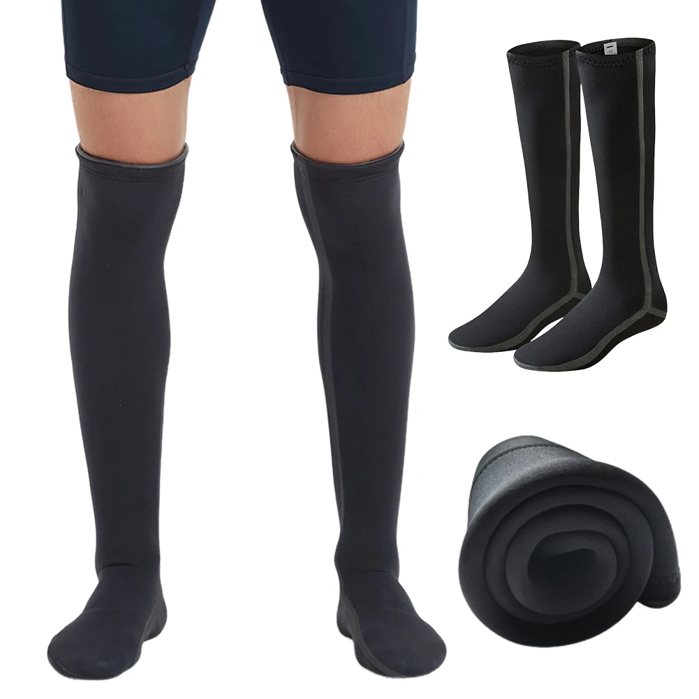 

3 мм неопреновый термо гидрокостюм, носки, длинные носки для плавания, носки для плавников с водой для рафтинга, подводного плавания, парусного спорта, плавания