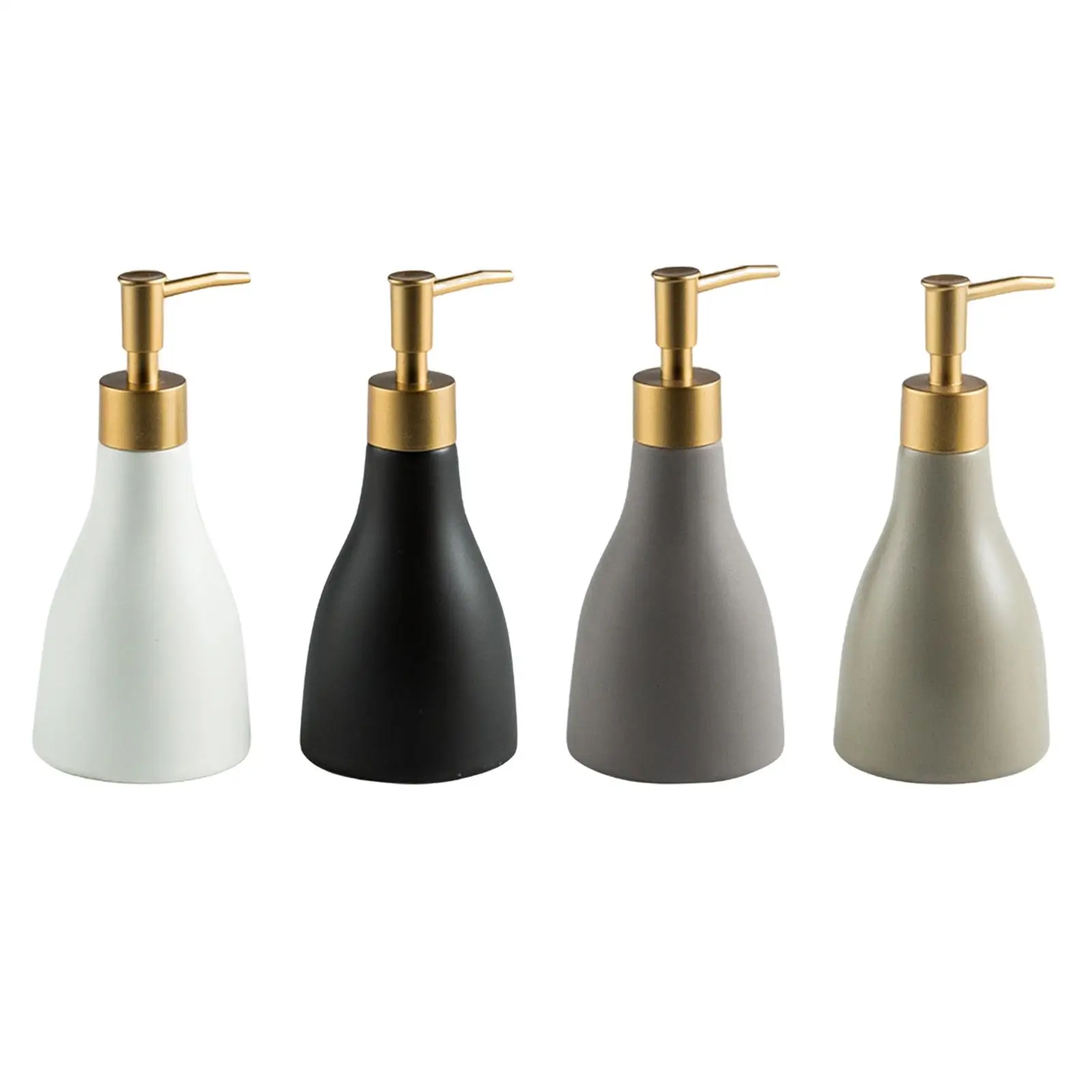Hand Soap Pump Dispenser Shampoo Bottle Refillable Container for Kitchen