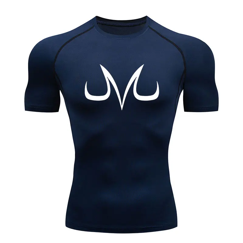 T-shirt z Jiu jitsu z wysypką i koszulką bokserską męska koszulka Rashguard do biegania Sport MMA koszule kompresyjne topy Fitness nadruk Anime