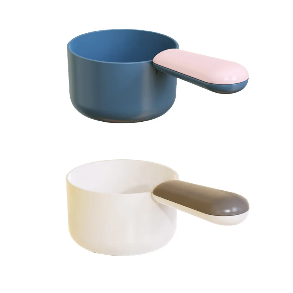 

2pcs Pet Scoop Durable Plastic Dog Cat Shovel Multipurpose Feeding Tool For Dry Food Container Puppy Supplies Cat Food Spoons