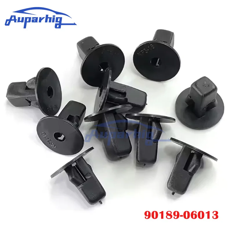 

10/20/50pcs Auto Plastic Fastener Front Wheel Arch Lining Mudguard Clips Rivet For Toyota Lexus 90189-06013 Front Rear Wheel
