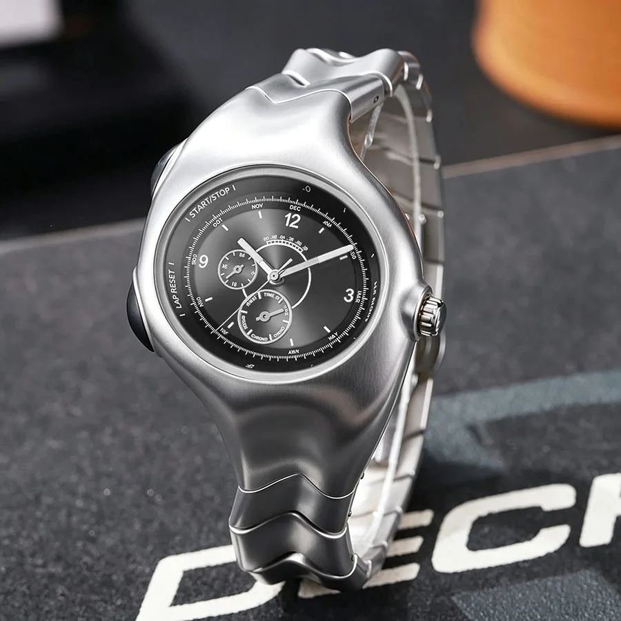 Casual Fashion Men Heterotypic Personality Quartz Watches Anniversary Gift
