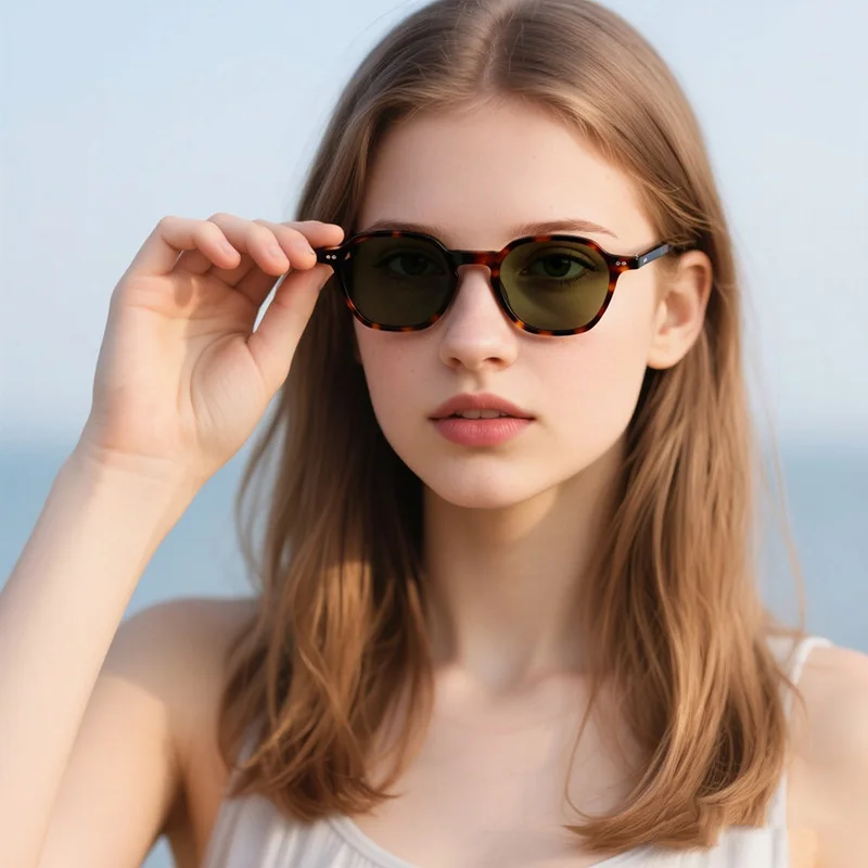 FocusAid Retro Classic Fashion Women Sunglasses Men Brand Designer High Quality Acetate Sunglasses UV400 Metal Hinge Nylon Lens