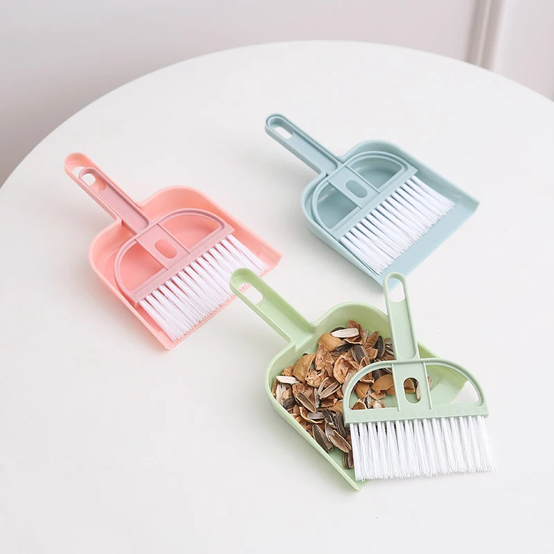 Multi-Purpose Mini Broom Dustpan Set With Garbage Shovel For Desktop Cleaning Mini Broom Dustpan Set Broom Keyboard Brush