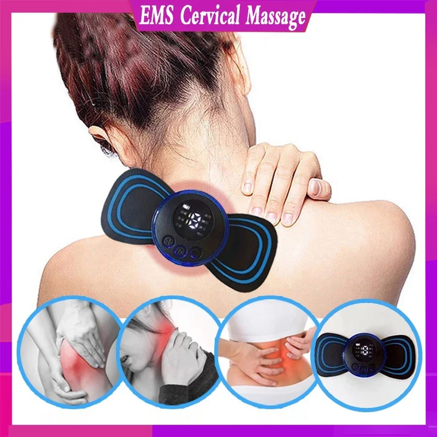 EMS Back Massager Electric Body Massager Portable Foot Massager Neck Leg Shoulder Massager Muscle Pain Relief