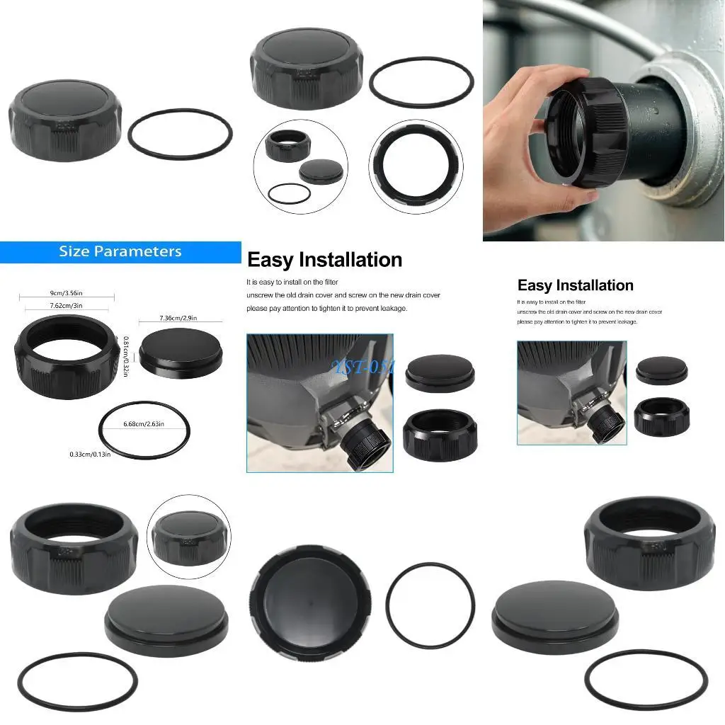 

E15A Universals Pool Filter Drain Cover Replacement R0523000 Filter Drain Cap