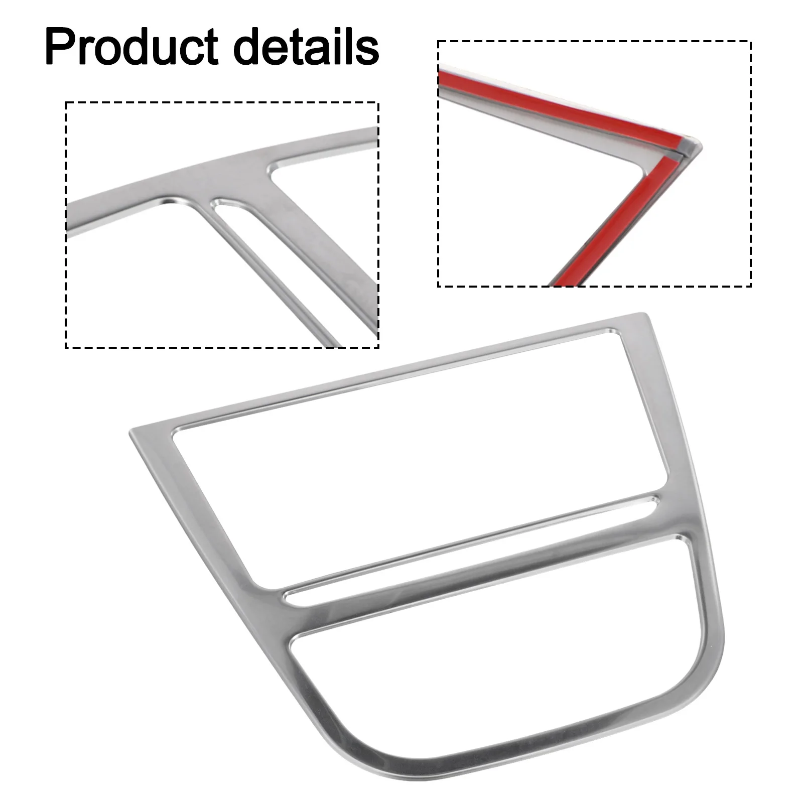 Stainless Steel Center Console Trim for Vauxhall For Mokka (2013 2016) Functional and Elegant Design with Easy Application