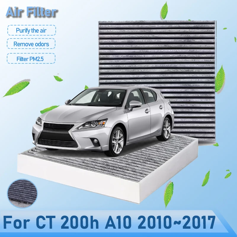 

Air Filter For ​Lexus CT 200h A10 2010~2017 A10 2012 2013 2014 Car Conditioner Grids Cabin Filter Auto Accessories 87139-50100