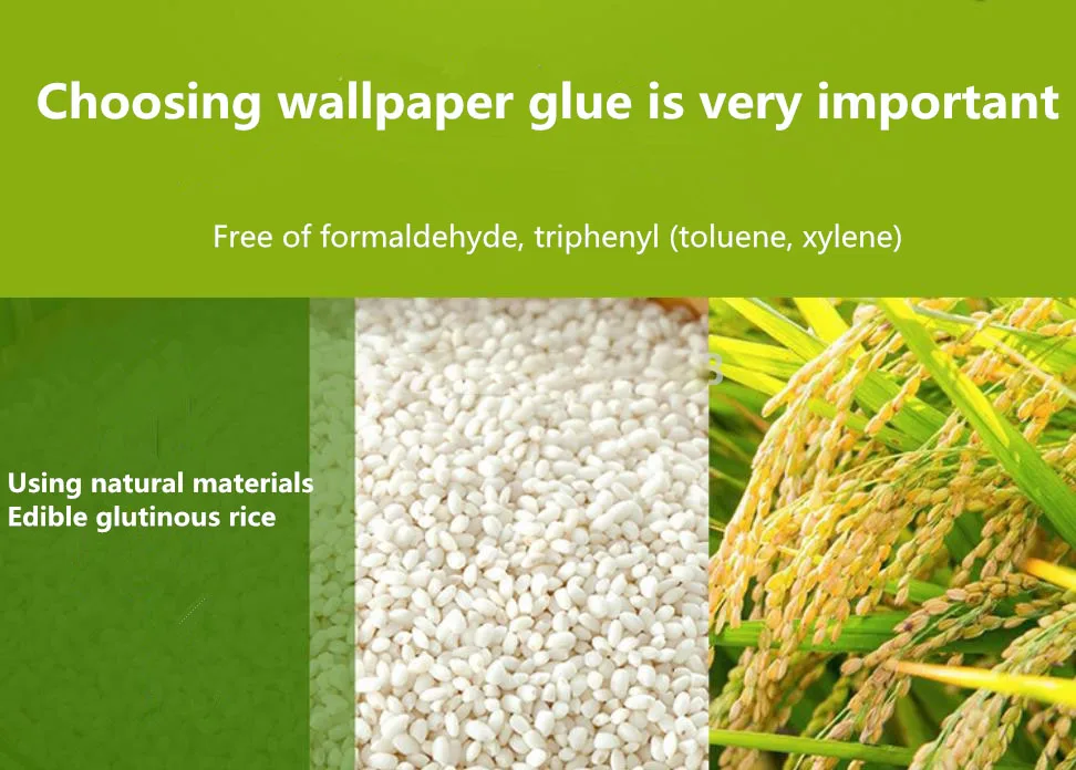 environmental protection wallpaper glue solid glutinous rice glue professional fixed wallpaper repair wallpaper crack