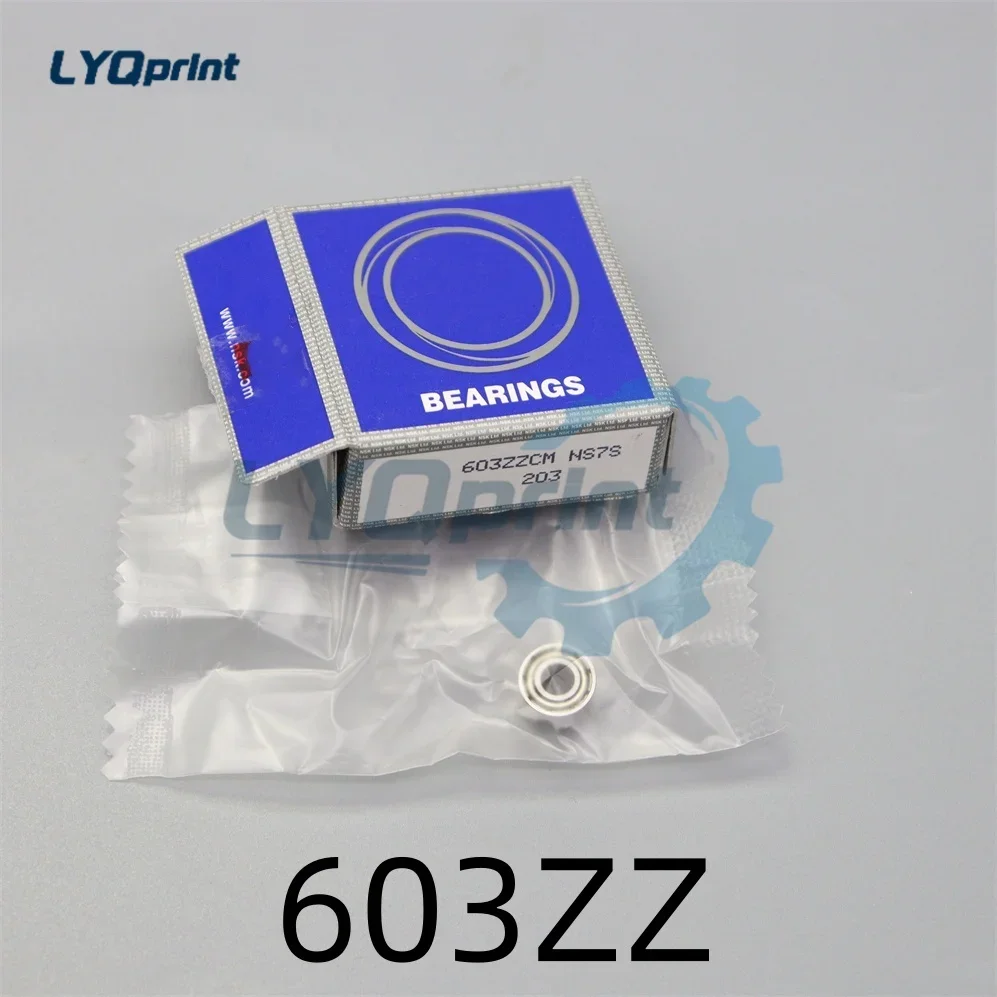 Flat Zero-gap Exquisite Best Quality 603ZZ Bearing For Printing Machine Parts
