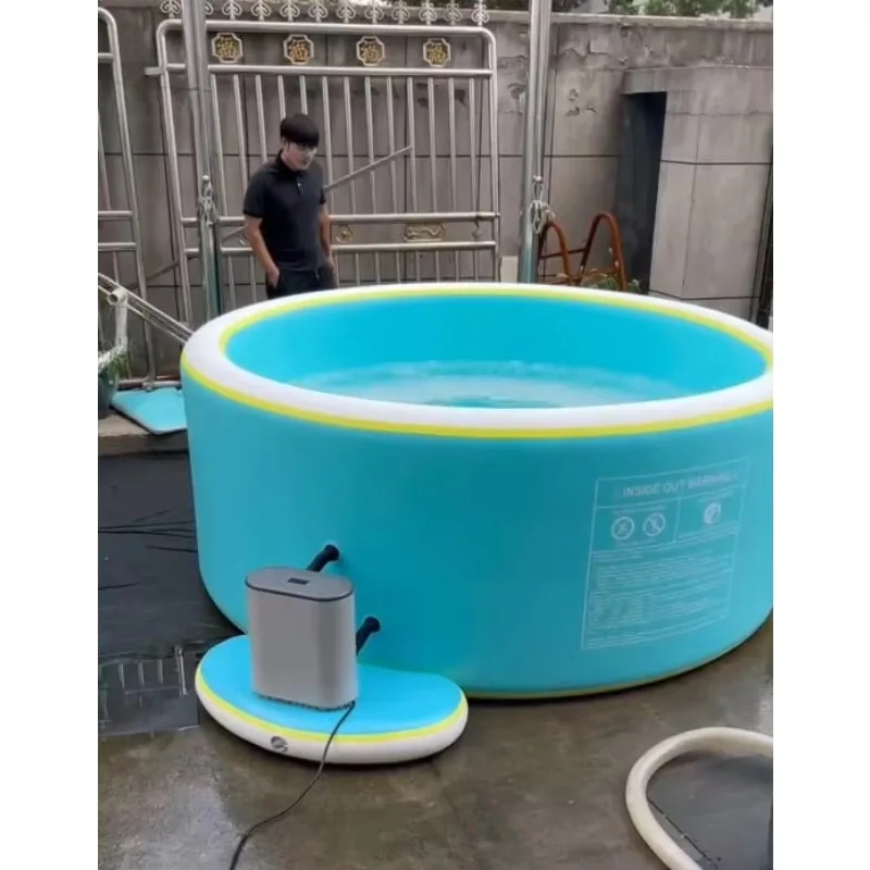

Drop Stitch Ice Bath Cold Plunge With Water Chiller Cold Ice Pool With Cooling System