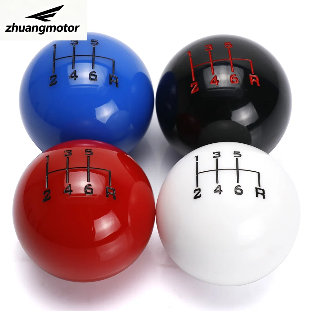 Universal 3 Colors Car Carbon Fiber Leather Gear Shift Knob Gear Lever Adapter Manual Car Gear Shift Accessories AT MT