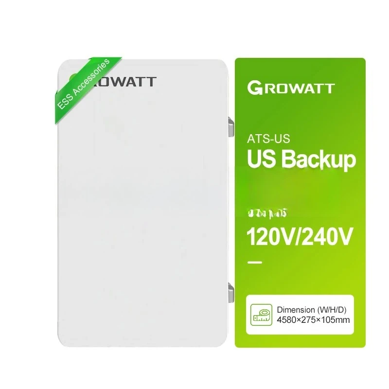 

GROWATT ATS-US Auto Transfer Switch US Split Phase Transformer 5000VA 11400VA Power Backup Box