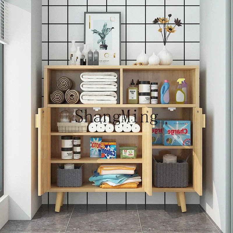 SM New Balcony Window Sill Storage Simple Bedroom Floor Cabinet Free Combination Window Locker
