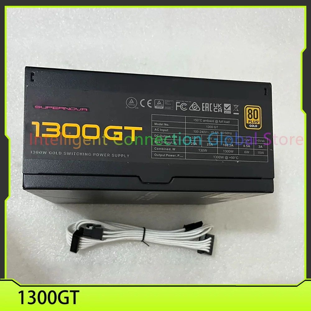 

Блок питания 1300GT 1300W с полным модульным дизайном, сертификация 80PLUS Gold Medal