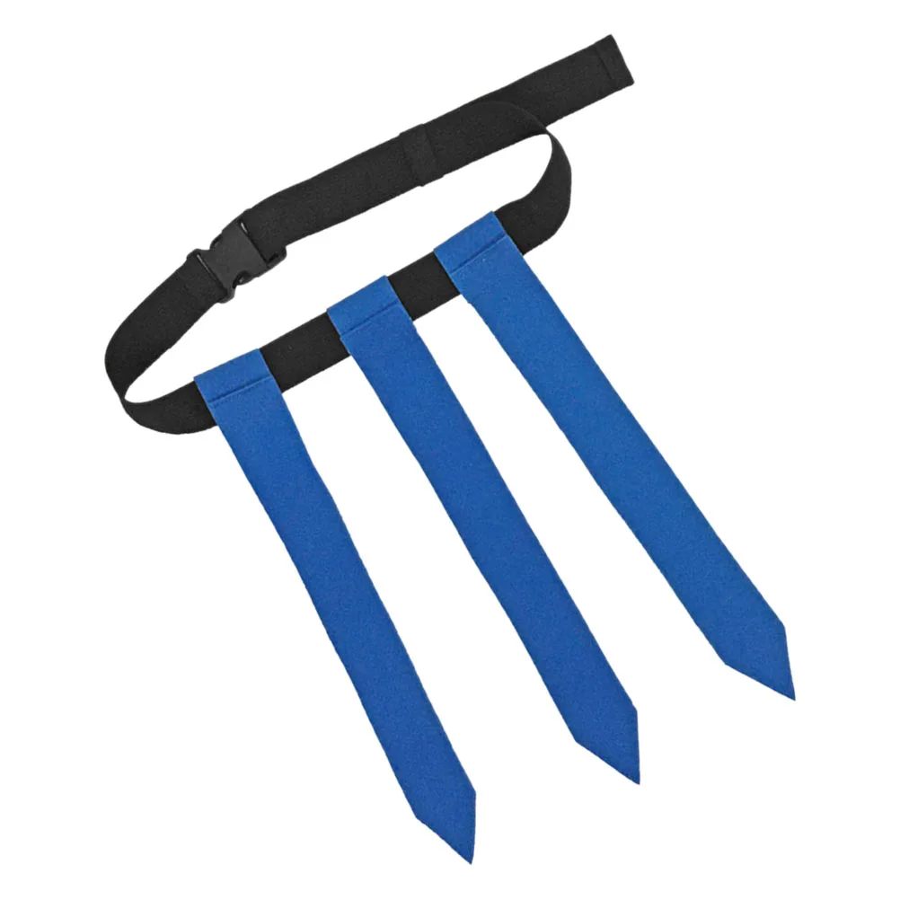 1pcs 축구 깃발 벨트 청소년을위한 조절 가능 성인 럭비 훈련 스포츠 소품 이동식 플래그 축구 벨트 플래그 럭비