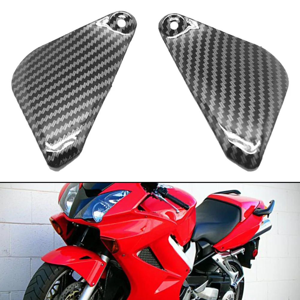 Elevate Your For Honda VFR 800 2002 2012\'s Appearance with Carbon Fiber Front Dash Side Triangle Cover Fairing
