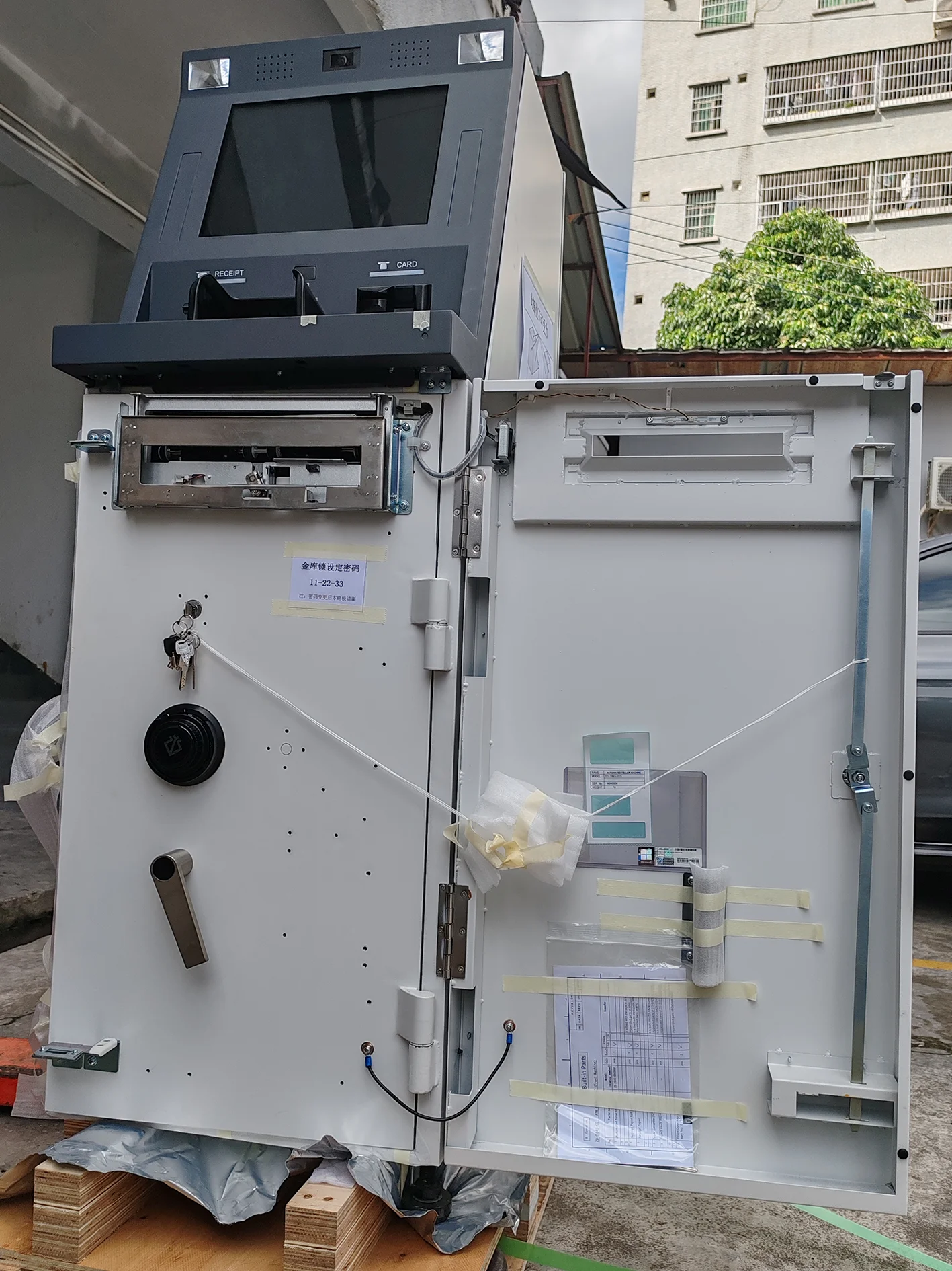 Deposito di cassa della macchina ATM della banca ODM e ritiro del chiosco ATM della macchina dell'erogazione di contanti della macchina dell'ATM intelligente