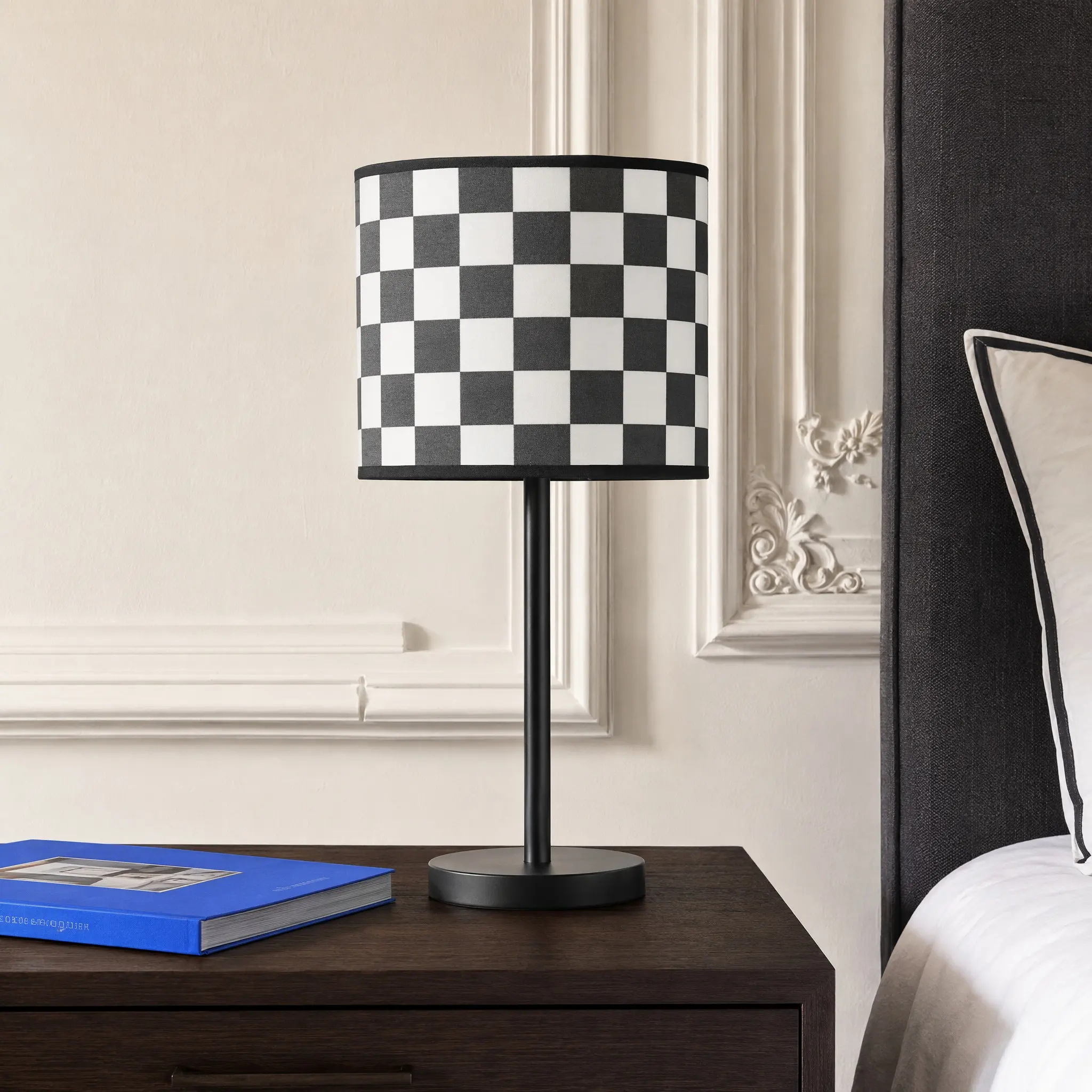 Classic Plaid Fabric Lamp Shade Replacement Lampshade for Bedroom Study Table Floor Lamps Decorative Cover Lamp Shades