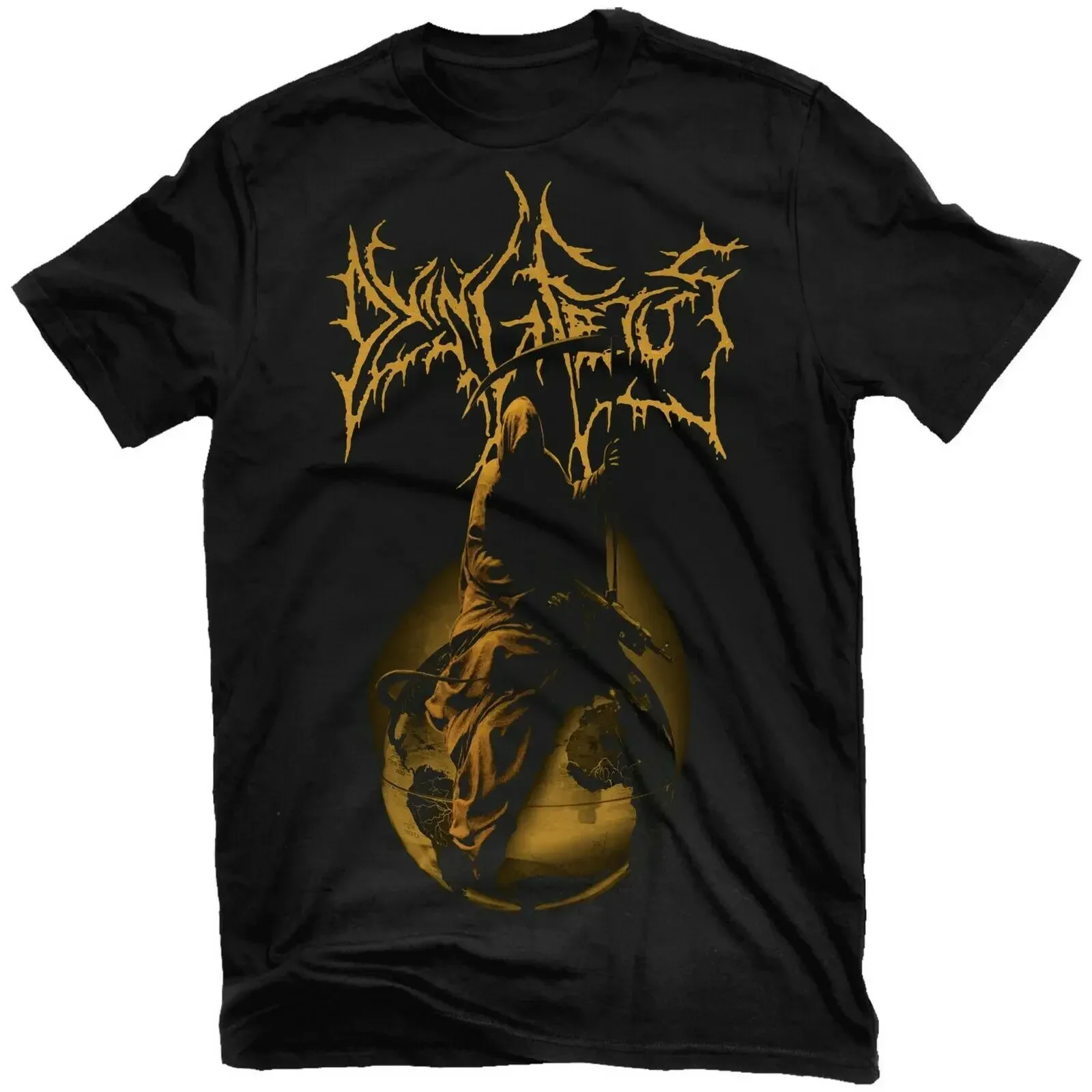 Dying Fetus Reaper T Shirt 2024 High quality Brand T shirt Casual Short sleeve O-neck Fashion Printed 100% Cotton