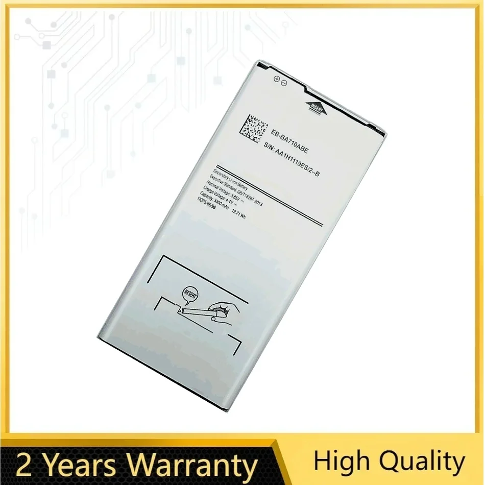 

Аккумулятор для мобильного телефона Samsung Galaxy A7 2016 Edition A710 SM A710F A7100 A7109, EB-BA710ABE, аккумуляторы большой емкости