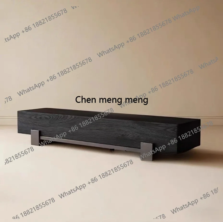 

Nordic Solid Wood Long Stool Designer Soft Furnishing Homestay Hotel Rest Stool TV Cabinet Display Stool