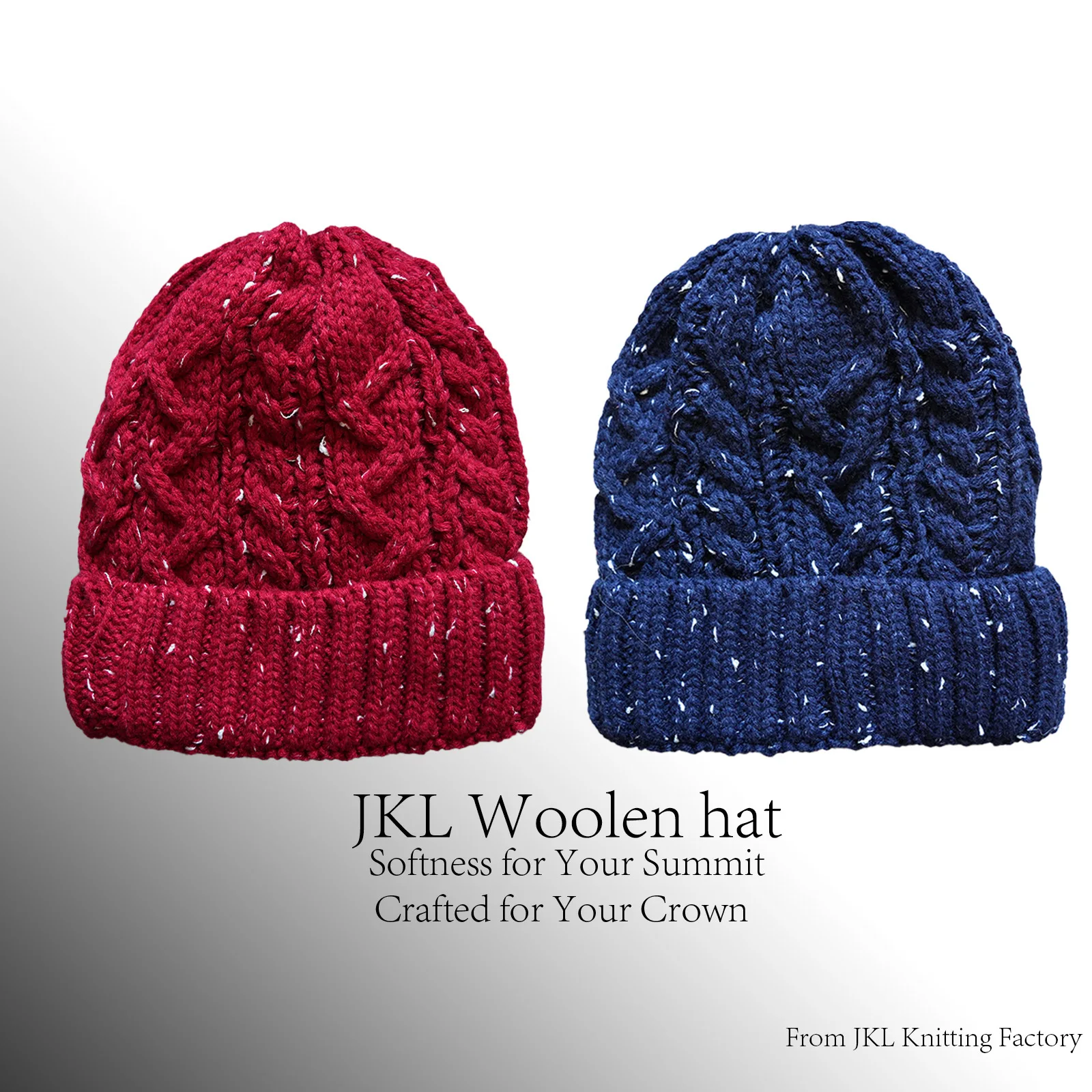 Head Cap Hugger Toque Stocking Watch solid-color Knitted Woolen Hat Versatile Warm Men Women Autumn Winter Outdoor 2M44