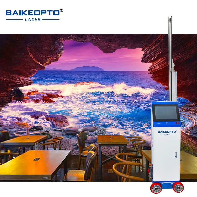 AI Smart Uv Muurschildering Machine Robot Automatisch Wandpaneel 3d Verticale Muurschildering Printer Drukmachine Muurprinter