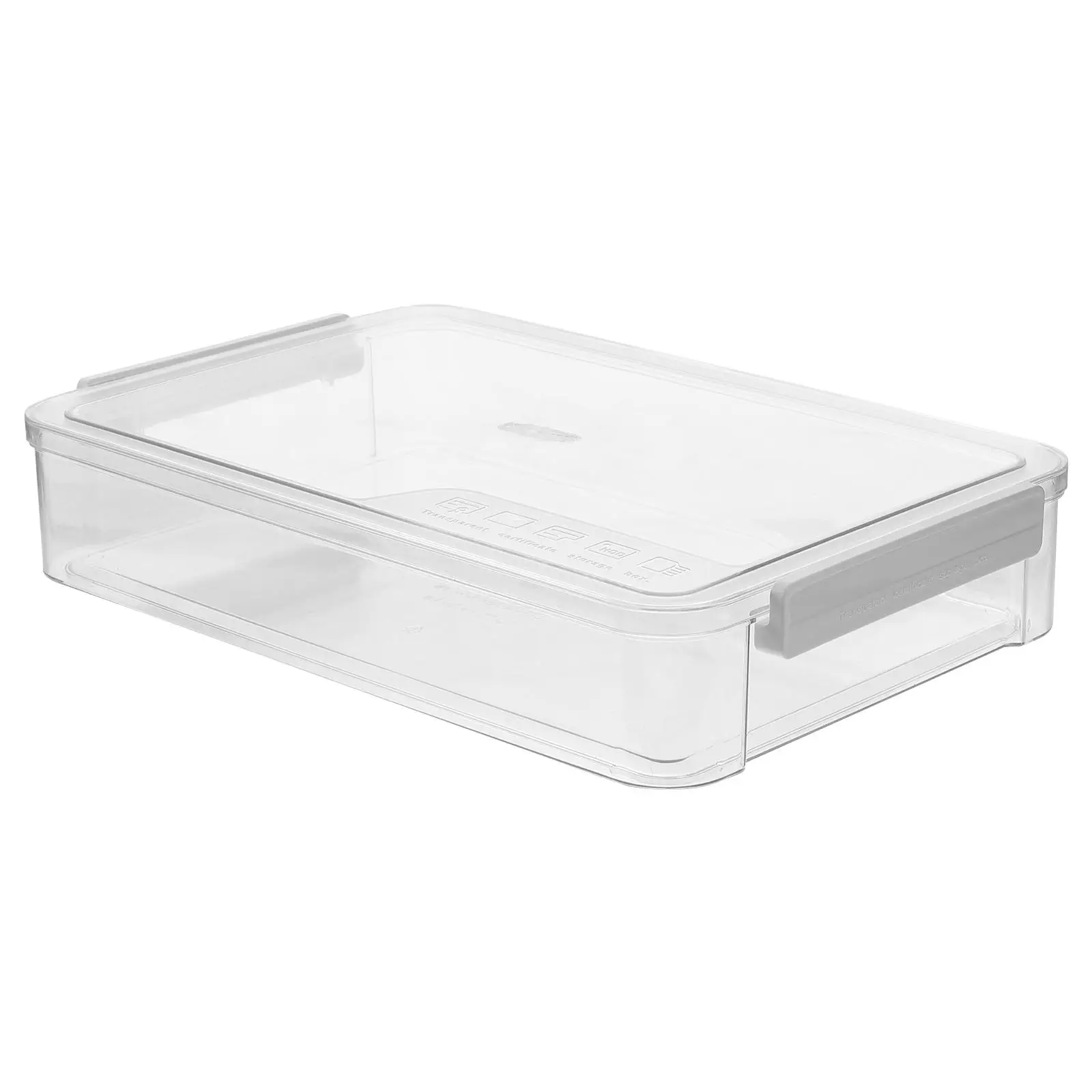 

Desktop Organizer Storage Box Transparent File Box Office School Travel Document Holder Magazine Protector Paper