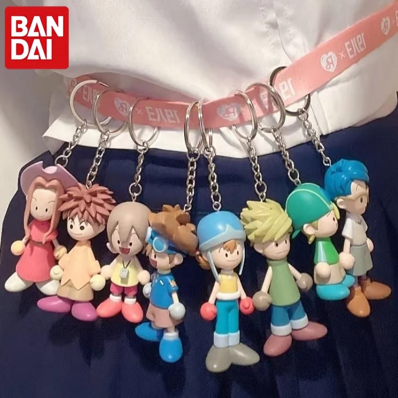 Llavero Gashapon de Digimon Adventure de Bandai, Volumen 2, Figura de Personaje de 4 cm, Colgante para Mochila, Decoración para Adultos