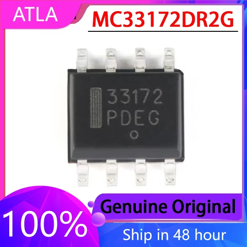 

5PCS Original New MC33172DR2G Screen Printed 33172 Dual Operational Amplifier in Stock