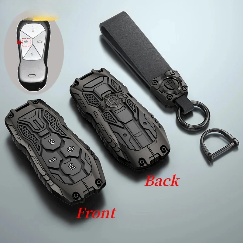 

Цинковый сплав + силикагель, чехол для дистанционного ключа автомобиля, защитный чехол для брелка для Xpeng Xiaopeng P5 P7 G9 G3i, автомобильные аксессуары для интерьера