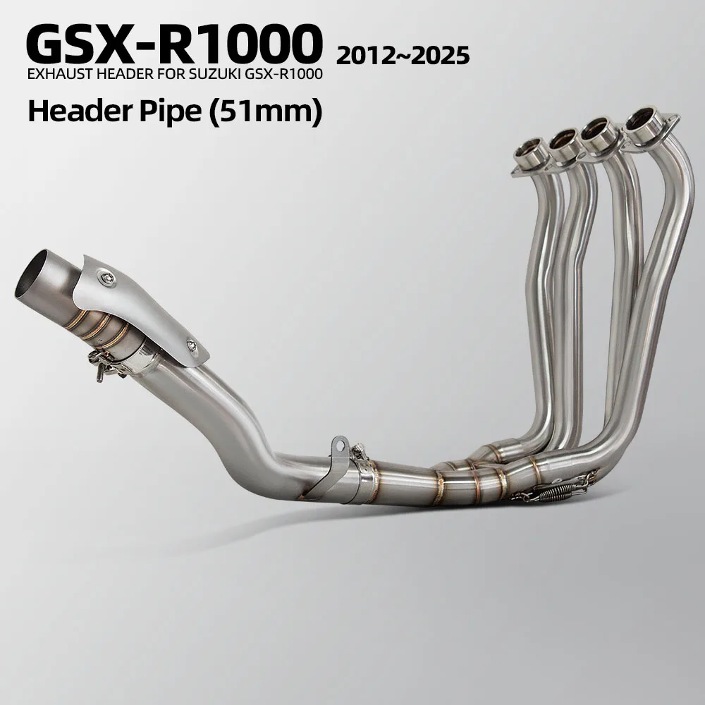 GSXR1000R Exhaust Headers Tube For Suzuki GSXR1000 GSX-R1000/R1000R 2012-2025 Motorcycle Exhausts Pipe Kit Manifold Line