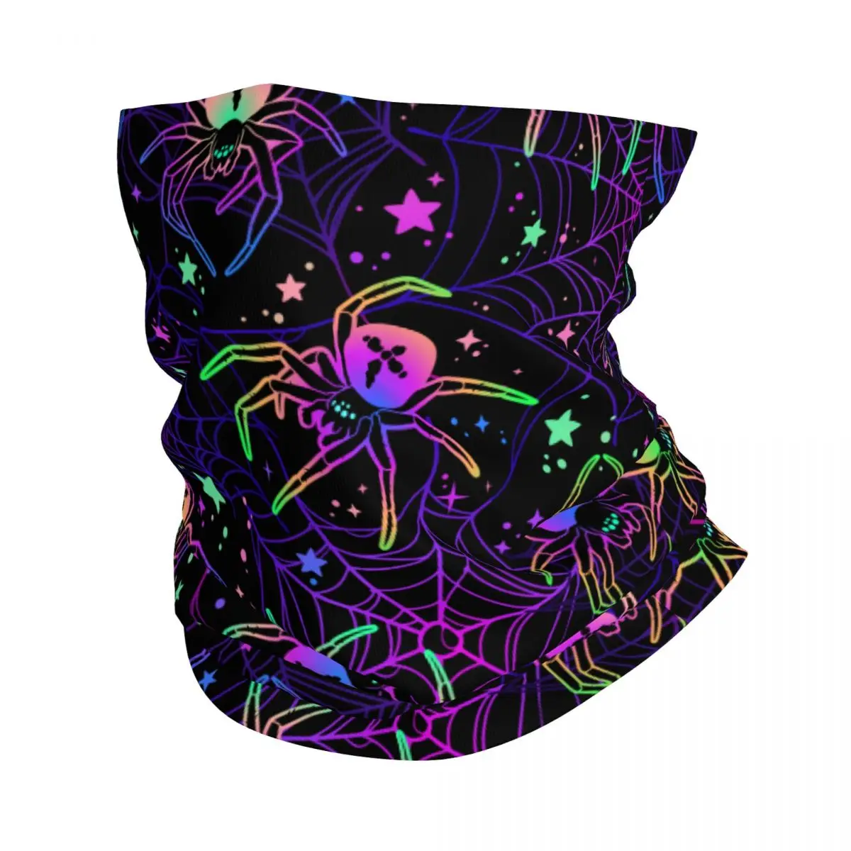 

Spider Web Halloween Thin Wrap Scarf Bandana Neck Gaiter Face Cover Headband