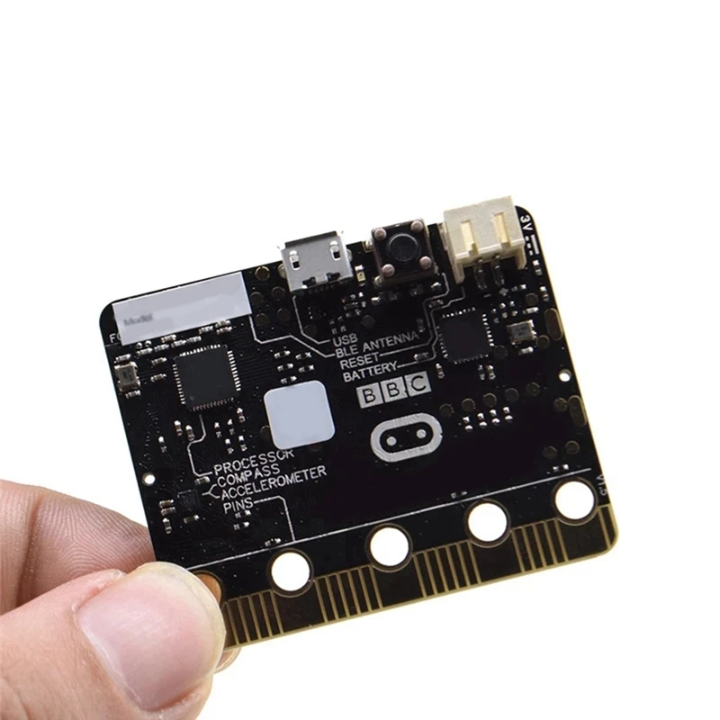 Placa de Desenvolvimento BBC para Desenvolvimento Programável, Micro Bit V2.2, BLE5.0 e Expansão 3.0, Peças do Processador Python Nordic Nrf52833