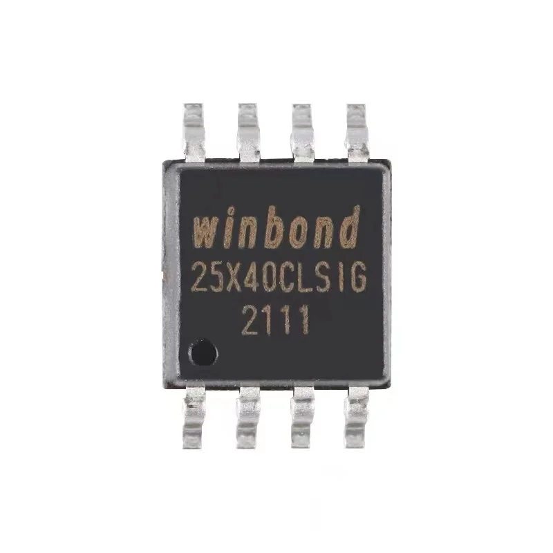 10Pcs, Serial Flash Chip, W25X40CLSSIG, SOIC-8, 2.5, 3, 3V, 4M-bit