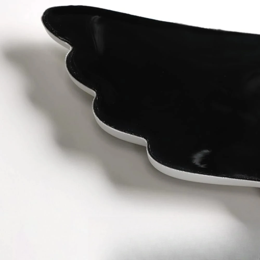 Tapis de souris ergonomique pour clavier d'ange, repose-poignet et tapis de souris, réduit la douleur au poignet, pour le bureau et les jeux, aile d'ange, mémoire pour