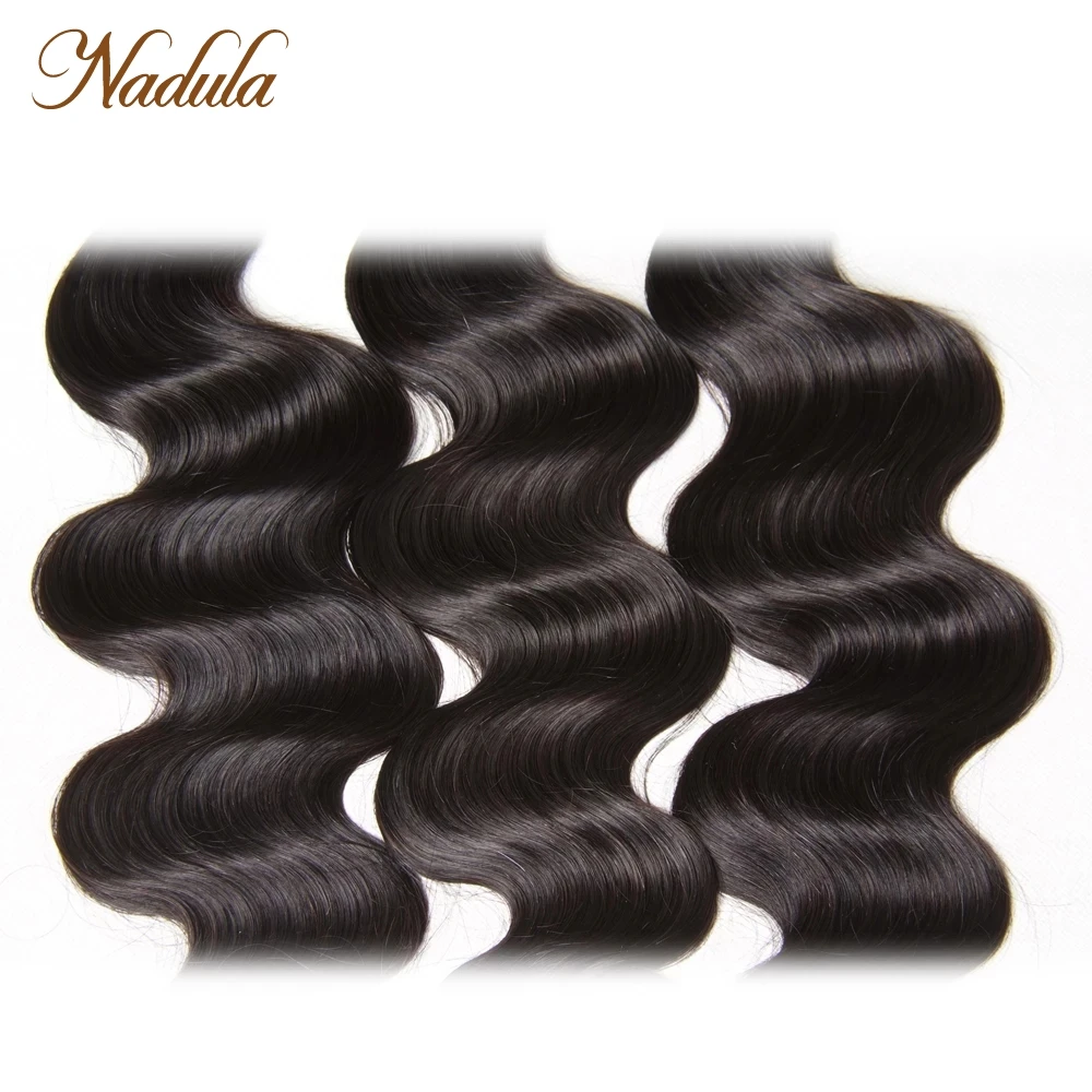 Nadula الشعر 4 حزم بيرو شعر مموج 100% ينسج الشعر البشري 8-30 بوصة اللون الطبيعي تمديدات شعر ريمي #4