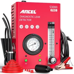 for NEW-ANCEL S3000 PRO Automotive Smoke Machine. Professional Vehicle Leak Diagnostic Detector Tools Kit