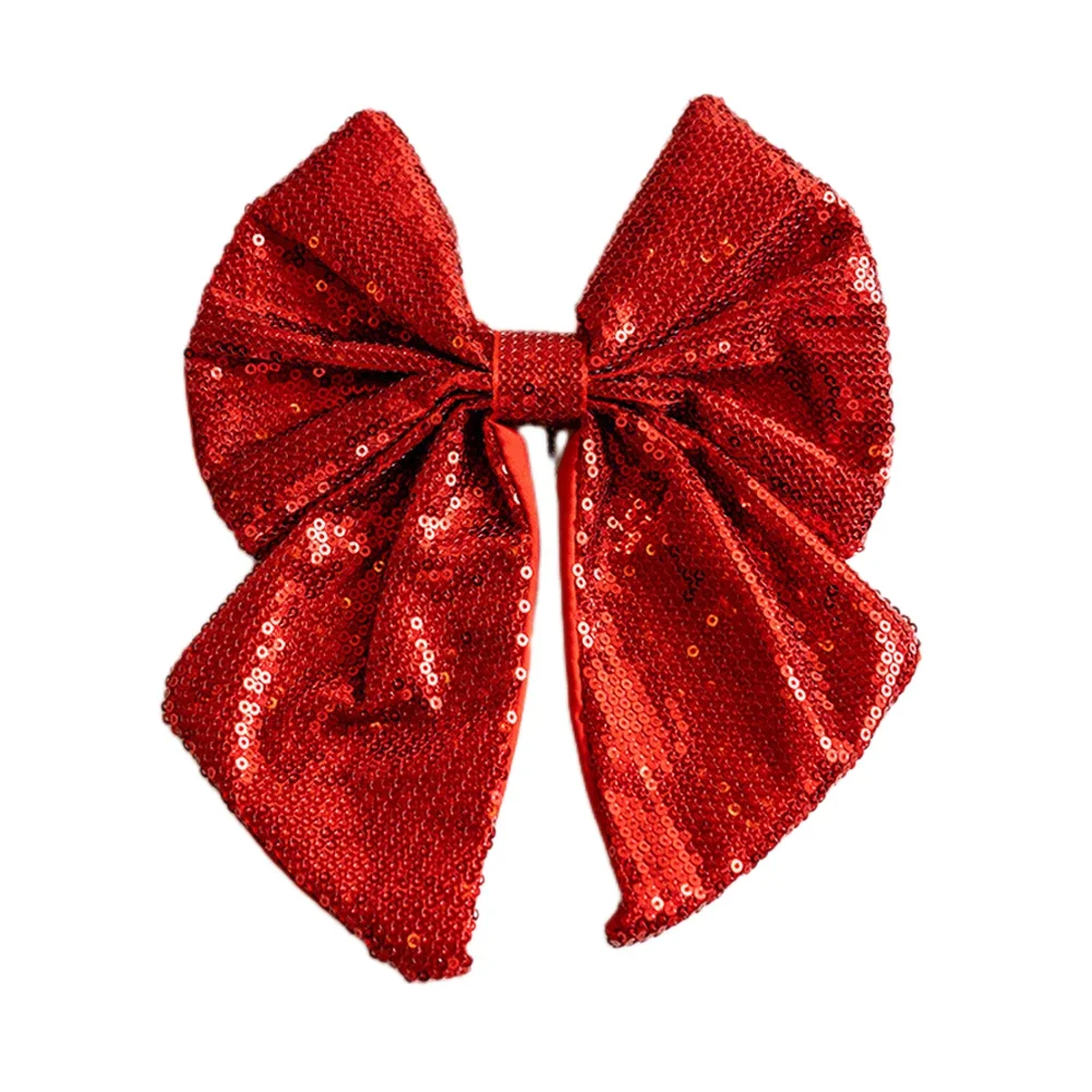 

Festive Touch Christmas Bow Decorations Elegant Christmas Bows Generous Size Good Shape High-Quality Materials